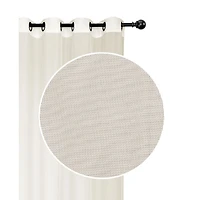 Panneau Avec Oeillets Voile (Beige) (54X84) - Set of 2