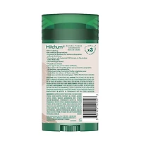 Mitchum Désodorisant Solide Natural Power hommes, Bois de cèdre, 76g