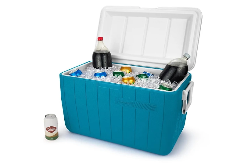 Coleman Chiller 48-Quart Hard Cooler, 45.4-Litre Portable Beach and Ice Chest Camping Cooler
