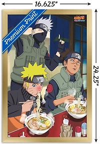 Naruto Shippuden - Food Wall Poster, 22.375" x 34" Framed