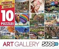 Sure-Lox 10-in-1 Multi-Pack Art Gallery Puzzle