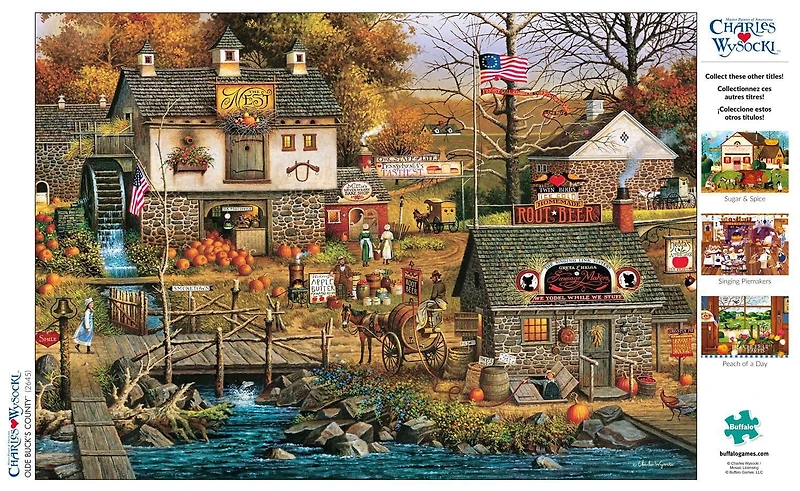 Buffalo Games - Charles Wysocki - Olde Bucks County - 300 Piece Jigsaw Puzzle