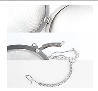 Sunwealth 201 Stainless Steel Tea Strainer 4.5cm, Tea Strainer with clip hanger