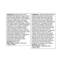 Barres de crème glacée légère tourbillon aux fraises Barbie Great Value 4 x 80