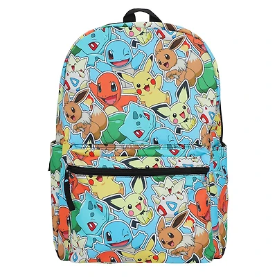 Sac À Dos Pokémon 17" Équipe D’Aventure Avec Design Coloré Sac à dos Pokémon