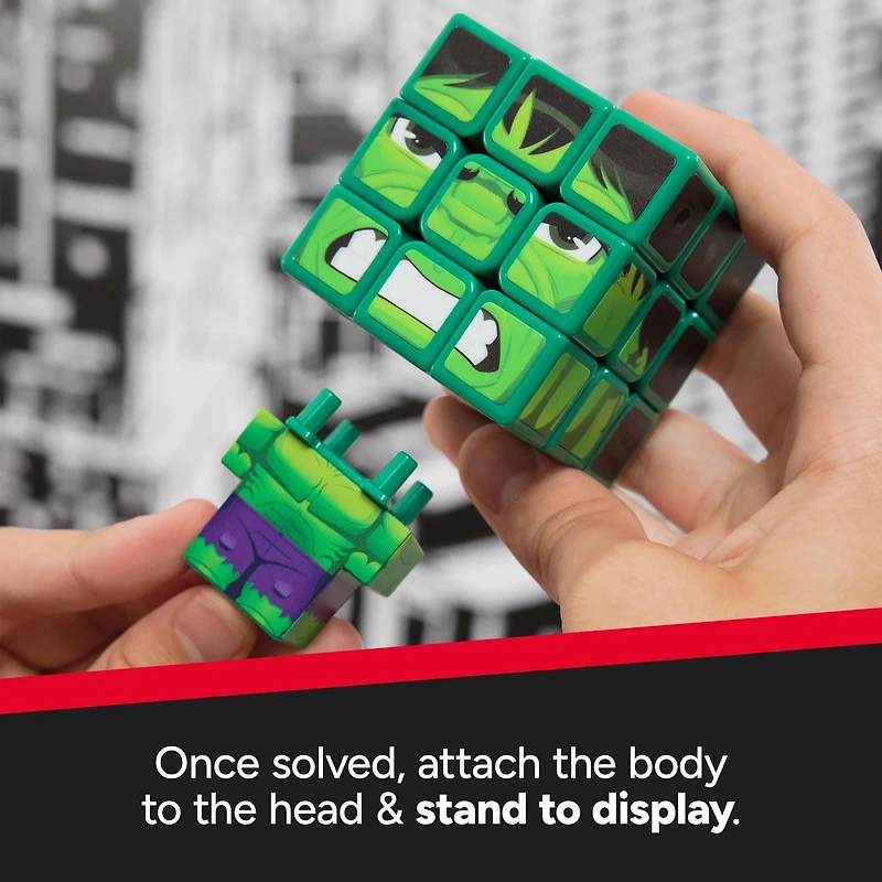 Rubik's Cube, Cuber Hulk, résolution de problèmes difficiles, casse-tête à collectionner, jouet à manipuler Hulk, pour adultes et enfants à partir de 8 ans Rubik's Jeux de société