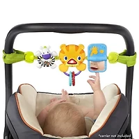 Barre de jouets pour la route Bright Starts Take Along Carrier Toy Bar, groupe d'âge: 0M+ - 9005