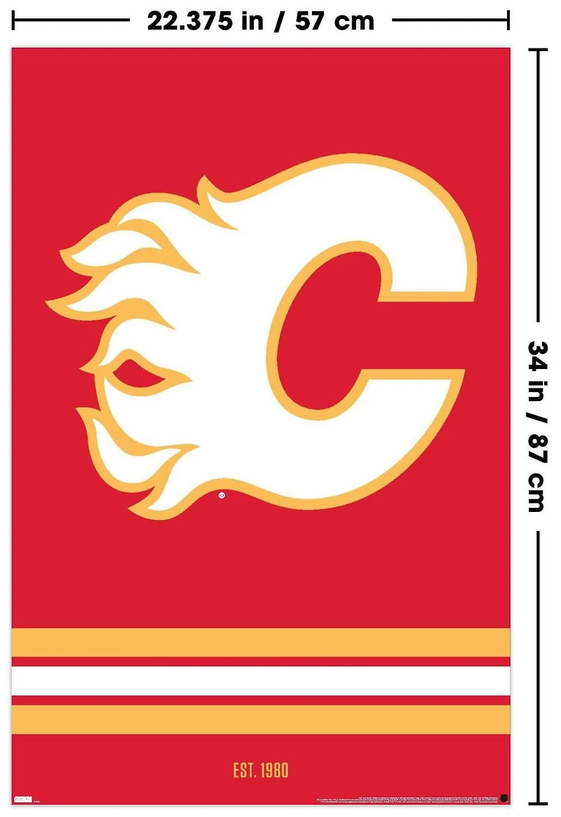 Flames de Calgary de la LNH - Logo 21