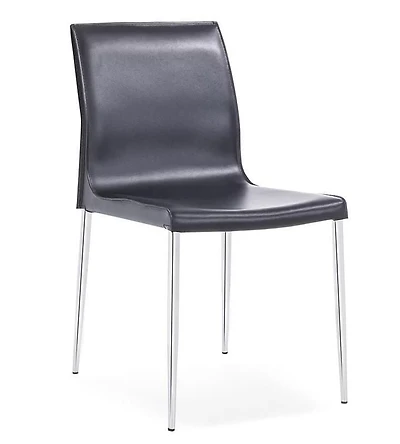 Chaise noire Diana de Plata Décor Import