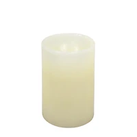 Mainstays Unscented LED Mini Wax Pillar Candles, Pack of 3, 2" x 2", 2" x 3", 2" x 4" LED candle set