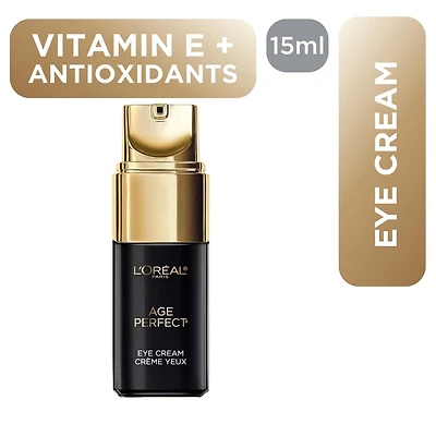 L'Oréal Paris Crème pour les Yeux, Age Perfect Cell Renewal, avec complexe réparateur antioxydant, Cible 5 signes visibles du vieillissement : cernes, pattes d'oie, poches, paupières crépues, 15 ml Crème Yeux, 15 ml