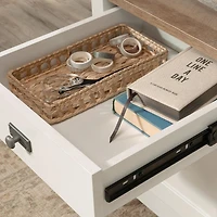 Sauder Cottage Road Desk, White, 430056