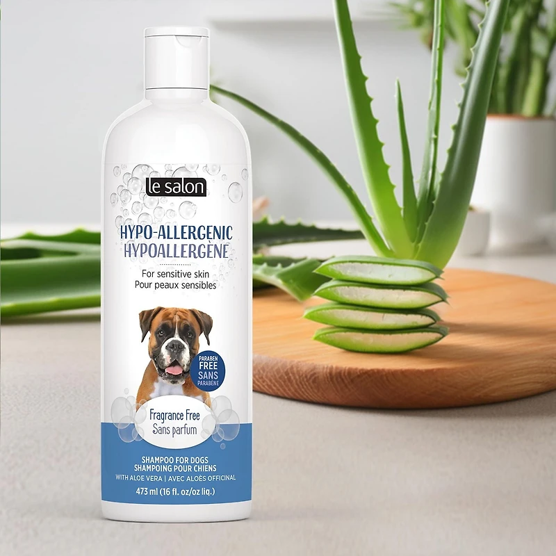 Le Salon Hypo-Allergenic Shampoo for Dogs, Unscented 473ml (16oz)