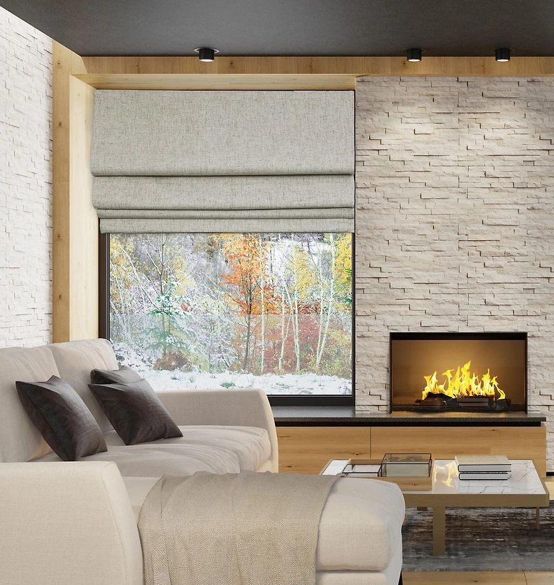 Stores Romain Augustus sans Cordons (27po x 63po) de Versailles