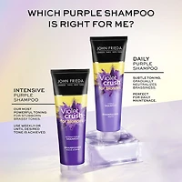 John Frieda Violet Crush Intense Purple Shampoo for Brass Repair of Natural and Colour-Treated Blonde Hair, 250 mL