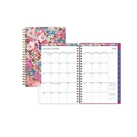 Agenda hebdomadaire/mensuel 2023, 5 po x 8 po, Blue Sky, motif éclatant Monique