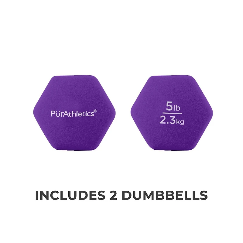 Hexagon Neoprene 5lb set