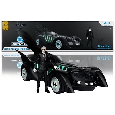 Alfred Pennyworth & Batmobile (Batman Forever) Vehicle and 7" Figure