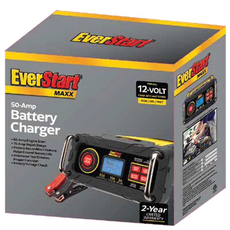 EverStart BC50ECA Chargeur de batterie 50 ampères Chargeur de batterie 50 ampères