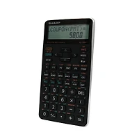 Calculatrice financière SHARP EL738XT à 10 chiffres, avec solveur de valeur temporelle de l’argent, amortissement, analyse des flux de trésorerie, NPR, TRI, amortissement dégressif calculs