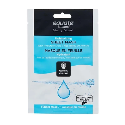 Masque En Feuille Hydratant Equate Beauty Avec de l'acide hyaluronique