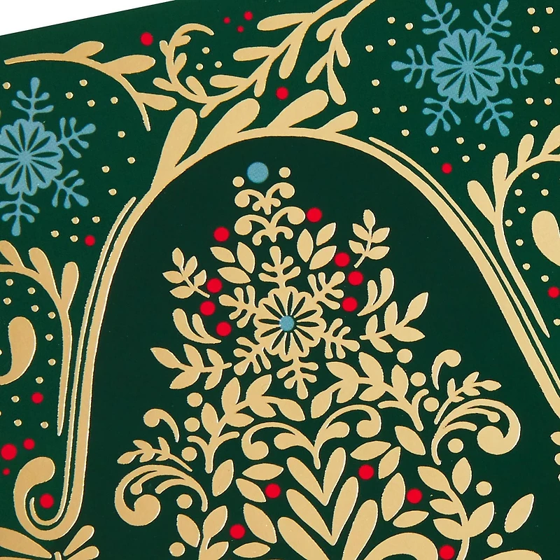 Boîte de 18 cartes de Noël Image Arts (Sapin doré décoré)