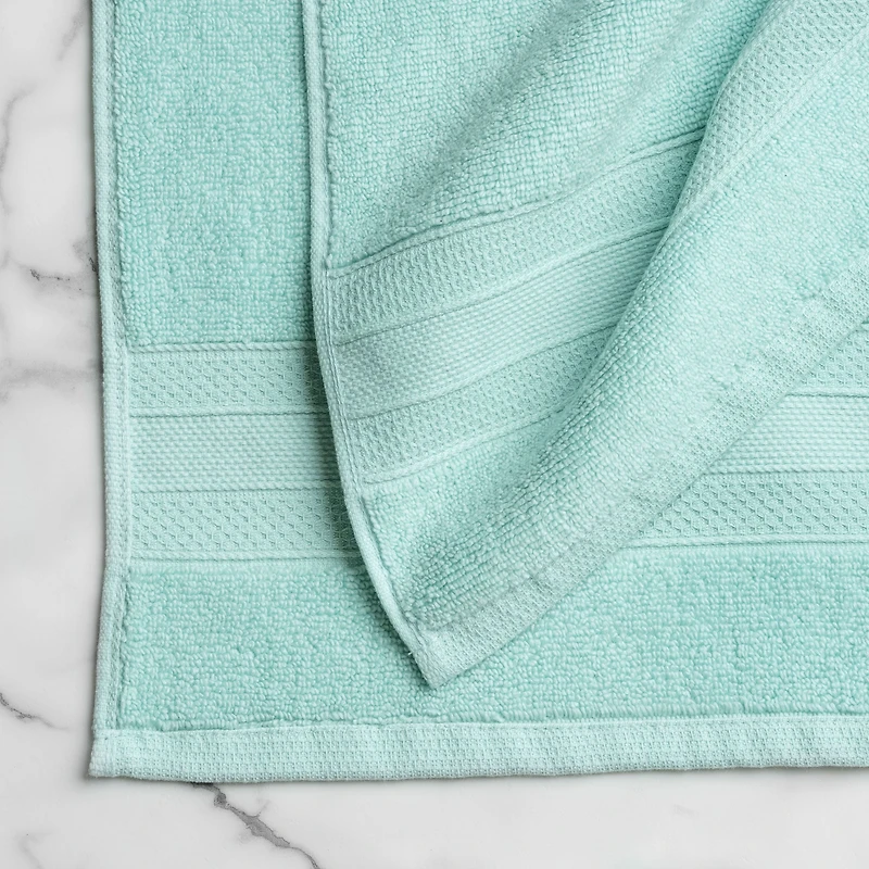 hometrends Solid Washcloth, Light Teal