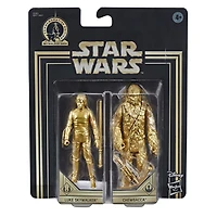 Star Wars Saga Skywalker, figurines Luke Skywalker et Chewbacca de 9,5 cm du film Star Wars : Le retour du JedI
