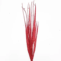 Holiday Time Red Glitter Branch Pick
