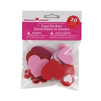 Autocollant en mousse rouge de la Saint-Valentin