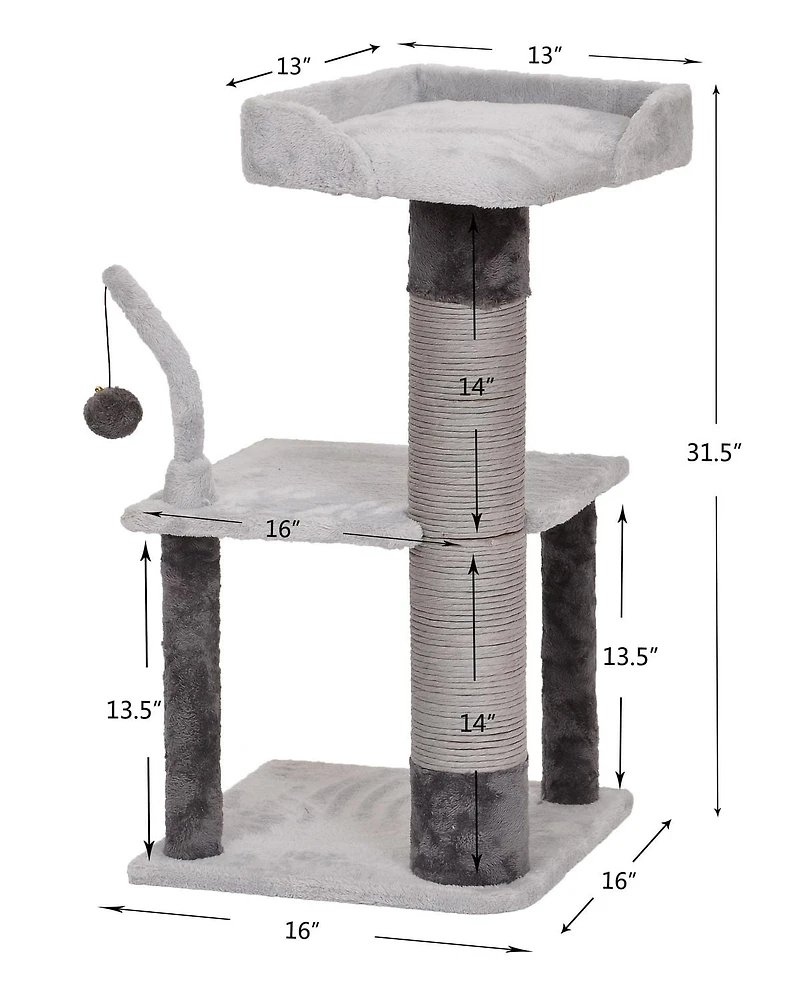 Ponder-Catry cat tree made for scratching, play, and rest
