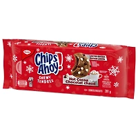 Les biscuits aux pépites à saveur de chocolat CHIPS AHOY! Chocolat chaud, biscuits des fêtes série limitée 281 g