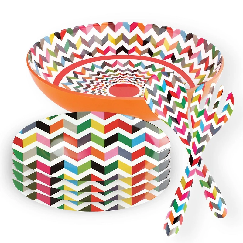 French Bull - Coffret cadeau assiette plate de 4