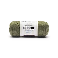 Laine acrylique peignée Caron® Simply Soft™ n° 4 (moyenne), Vert kaki, 170,1 g, 280 m