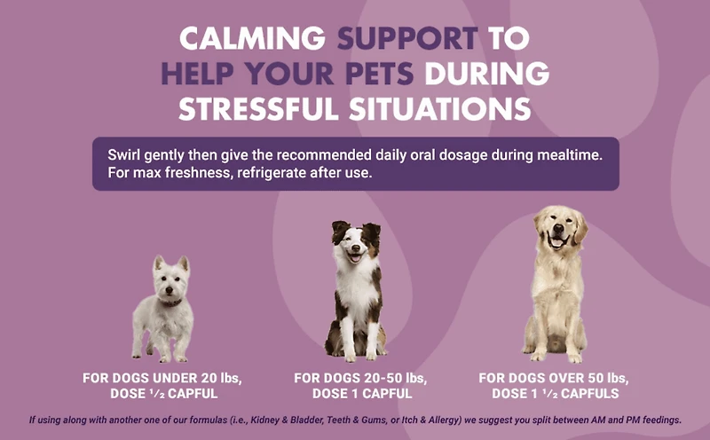 Liquid-Vet Bien-Être Calme & Apaisé pour Chien pour le Stress & l'Anxiété avec Camomille MAX - Saveur de Bacon, 16 oz
