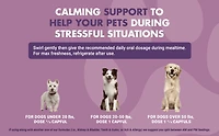 Liquid-Vet Dog Calm & Content Wellness for Stress & Anxiety with MAX Chamomile - Bacon Flavor, 16 oz