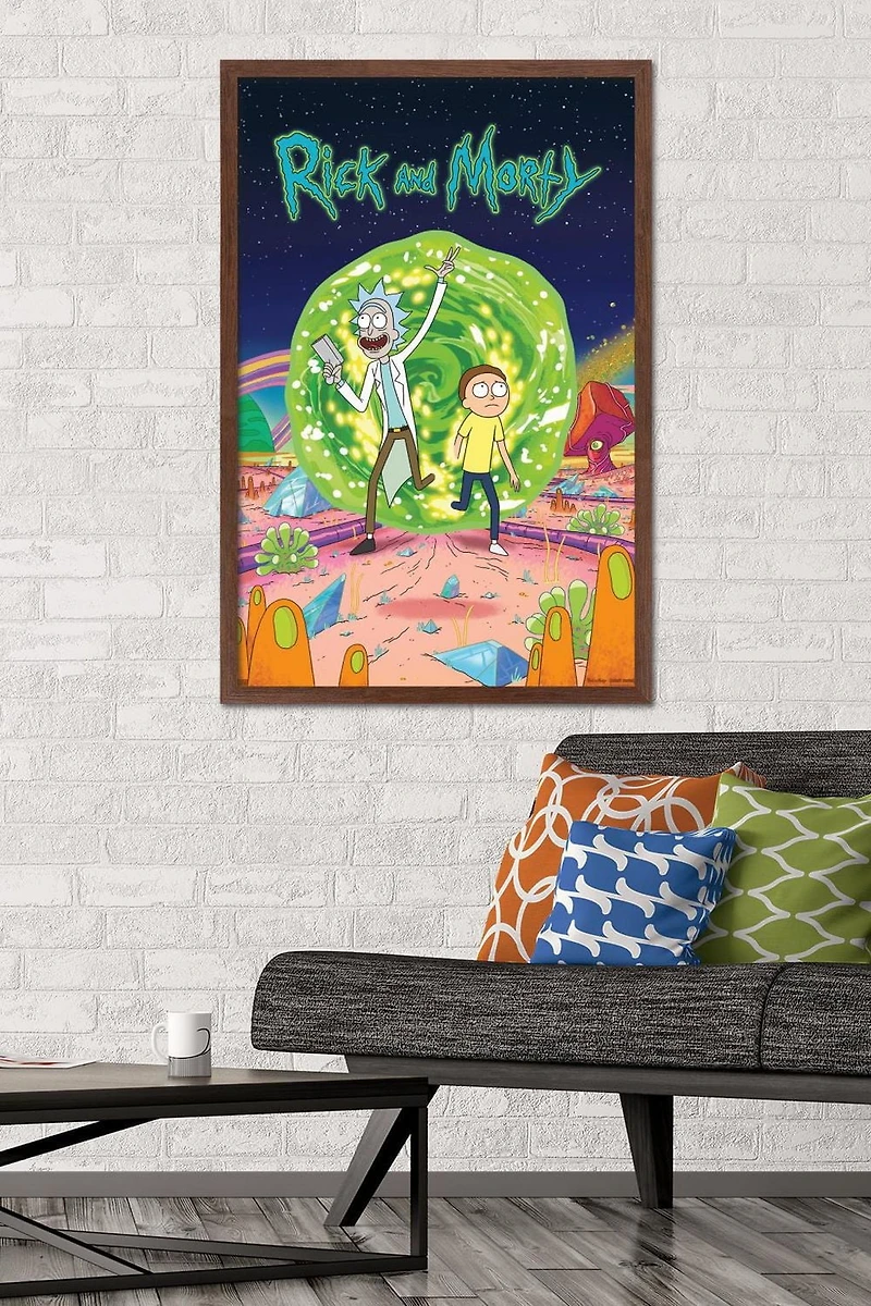 Rick And Morty - Cover Wall Poster