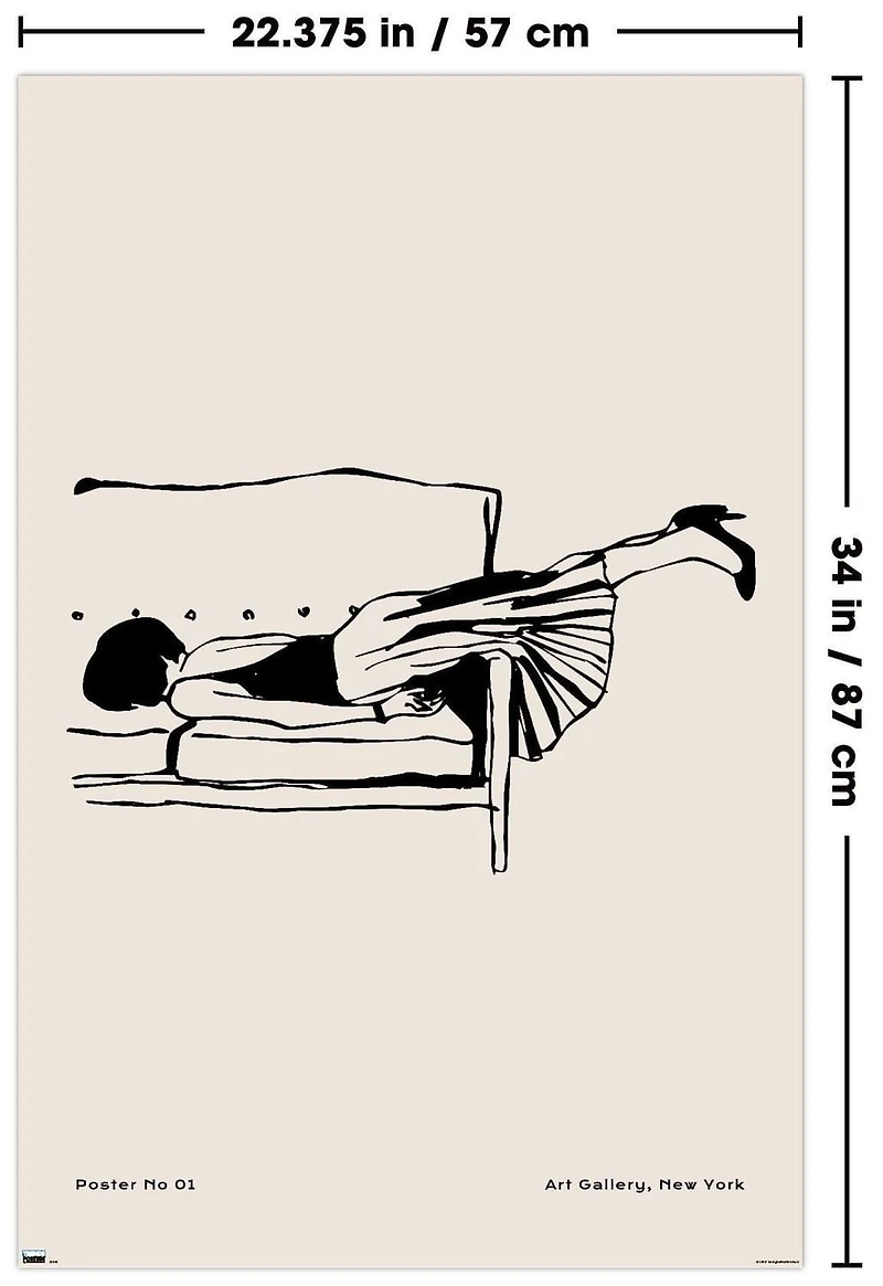 Rough Day No 01 Wall Poster, 22.375" x 34"