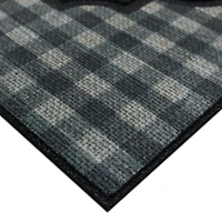 Mohawk Home Farmhouse Chalkboard Grey 1' 6" X 2' 6" Door Mat
