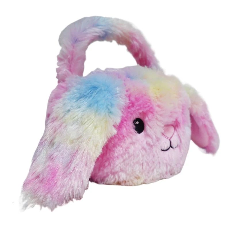 Way to Celebrate Easter Plush Basket Bunny Pink