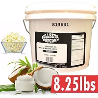 BullsEye Popcorn Huile de Coconut BLANCHE pour Maïs à éclater 3.785L