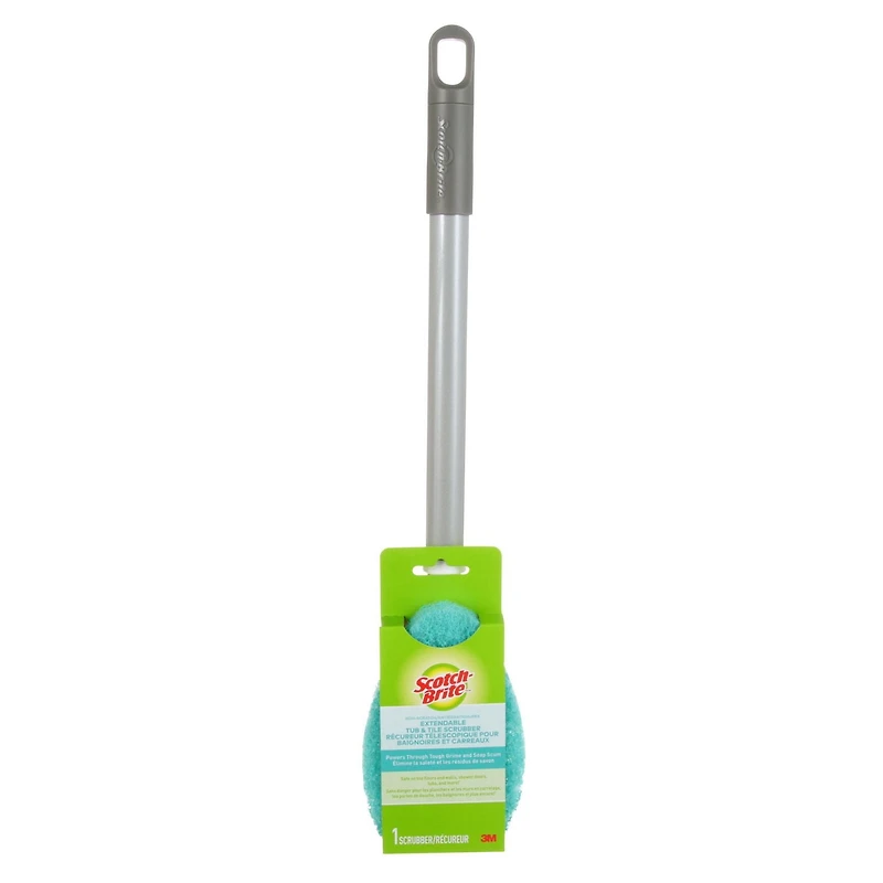 Scotch-Brite® Non-Scratch Extendable Tub and Tile Scrubber, 1/Pack, Tub and Tile Scrubber