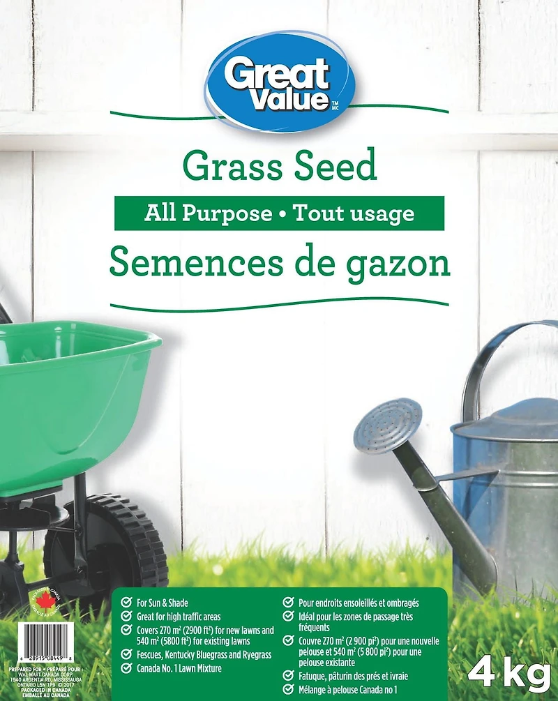 Great Value Semence de gazon tout usage