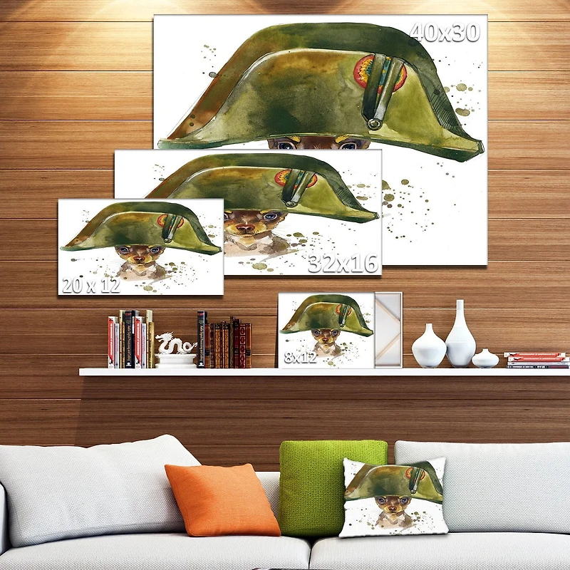 Impression sur toile « Toy Terrier Dog Graphics Art » Design Art