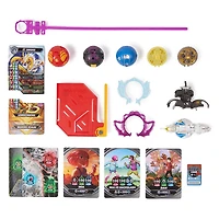 Bakugan Battle 5-Pack, Special Attack Smoke, Nillious, Mantid, Hammerhead, Pen-G; Customizable, Spinning Action Figures, Kids Toys for Boys and Girls 6 and up