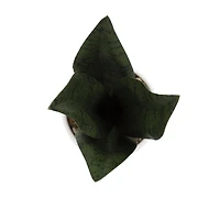 Faux sanseveria Coco dans un pot blanc 27,3cm H x 7,6cm L x 6,4cm P