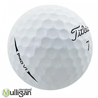 Mulligan -  60 Titleist Prov1 2018 4A Recycled Used Golf Balls, White 4A
