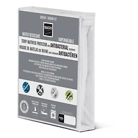 Safdie & Co. Mattress Protector Knitted Antibacterial T White