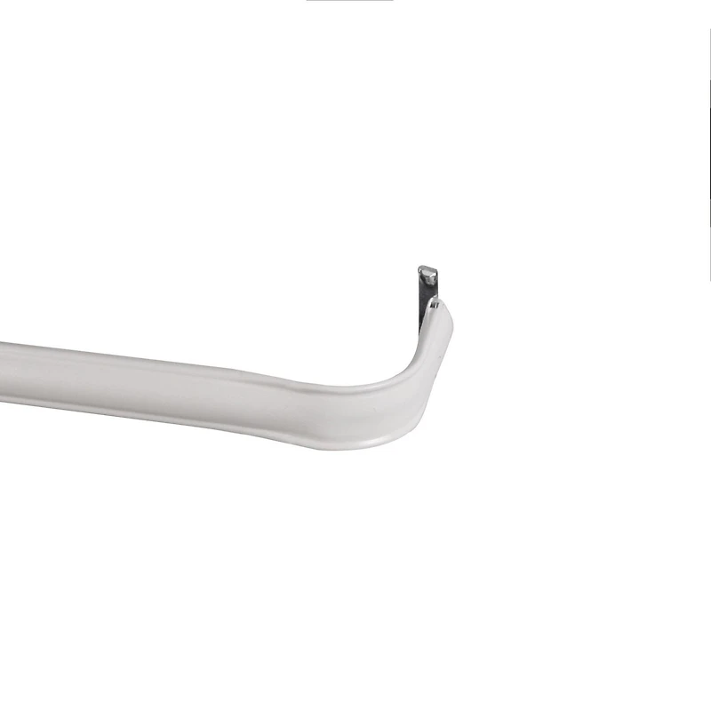 Tringle à rideaux premium Eclipse Fast Fit à installation facile avec maintien renforcé et occultation complète, 28 à 48 po (71,12 à 121,92 cm), blanc