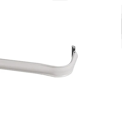 Tringle à rideaux premium Eclipse Fast Fit à installation facile avec maintien renforcé et occultation complète, 28 à 48 po (71,12 à 121,92 cm), blanc
